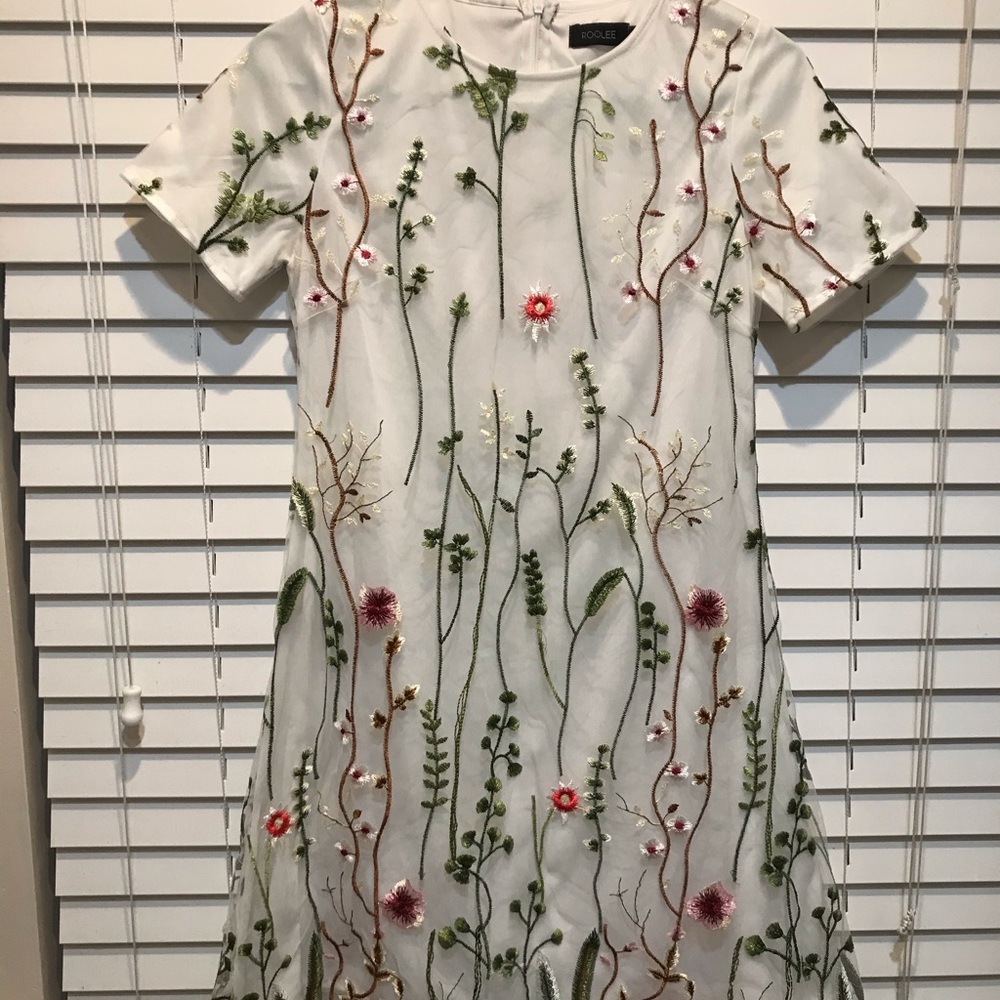 Embroidered Floral Dress